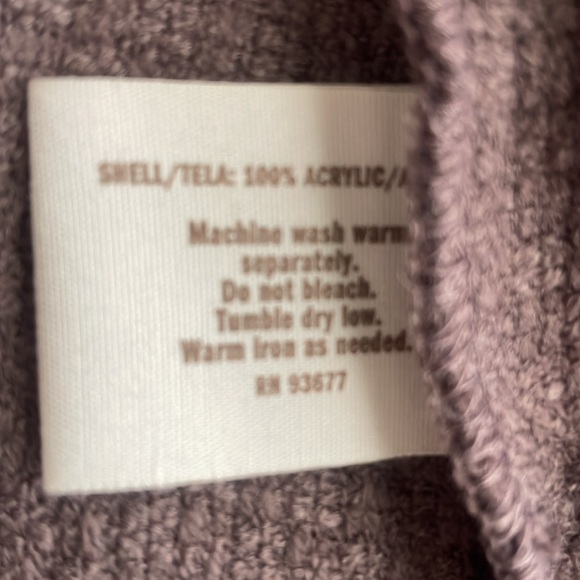 Decree Ruffled Basketweave Jacket Size XL Juniors Fits like Womens S Color Taupe - Picture 12 of 12